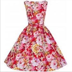 Lindy Bop Floral - 50’s style dress.